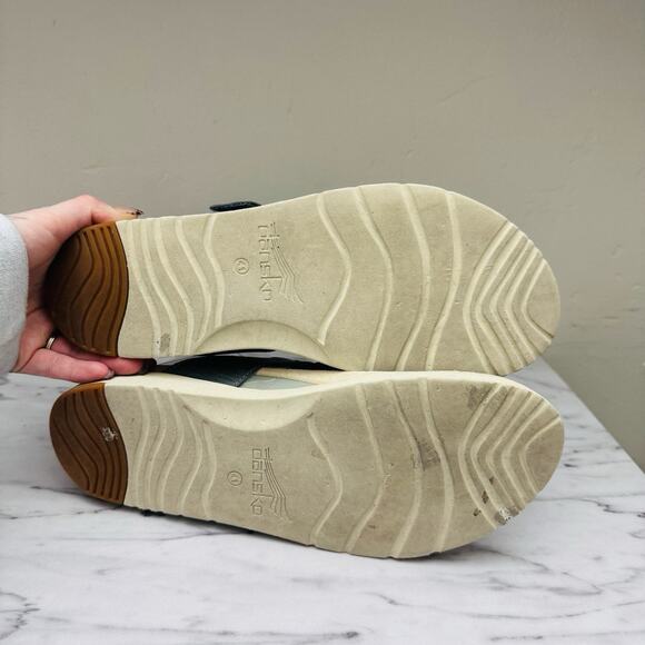 Dansko Cece Gray Leather Thong Sandal Women’s Size 9.5 - Picture 7 of 10